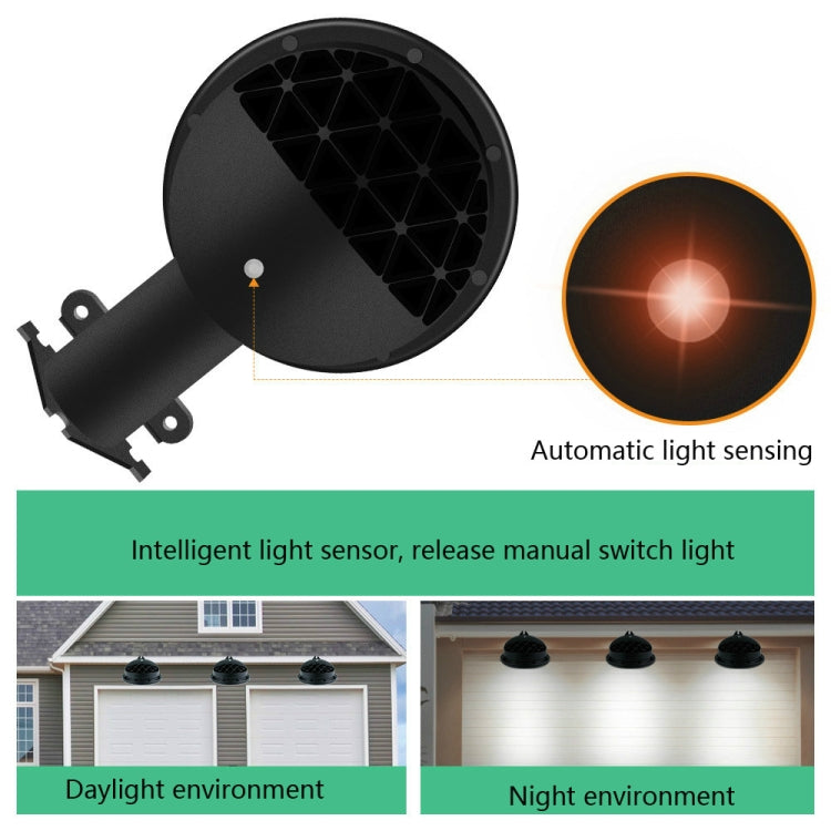 120W LED Outdoor Light Sensing IP65 Water-resistant Wall Lamp Garden Courtyard Street Light(White Light)