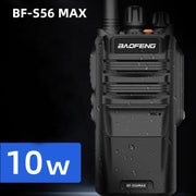 Baofeng BF-S56MAX High-power Water-resistant Handheld Communication Device Walkie-talkie, Plug Specifications:EU Plug