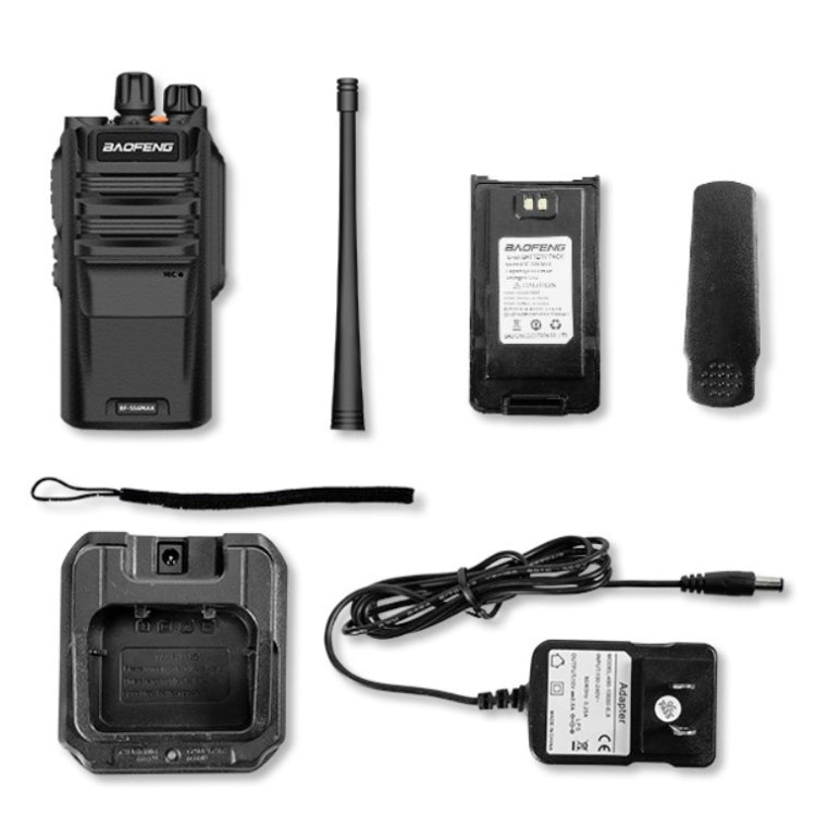 Baofeng BF-S56MAX High-power Water-resistant Handheld Communication Device Walkie-talkie, Plug Specifications:US Plug