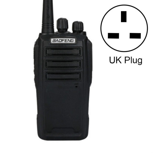 Baofeng BF-UV6D Civil Hotel Outdoor Construction Site Mobile High-power Walkie-talkie, Plug Specifications:UK Plug