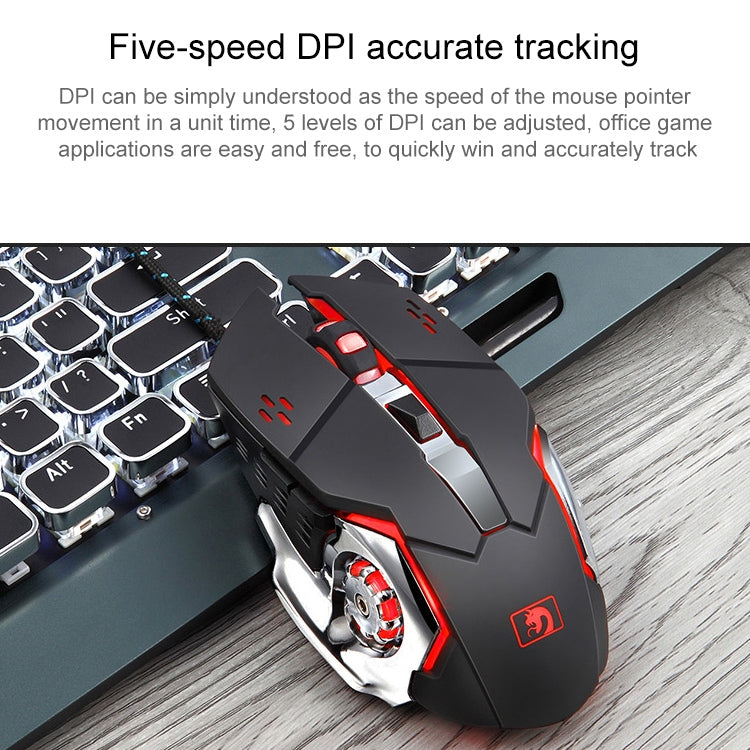 618 Internet Cafe Game Manipulator Keyboard and Mouse Set, Cable Length: 1.6m(Black)