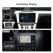 Universal Machine Android Smart Navigation Car Navigation DVD Reversing Video Integrated Machine, Size:9inch 2+16G, Specification:Standard