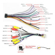 Universal Machine Android Smart Navigation Car Navigation DVD Reversing Video Integrated Machine, Size:9inch 2+32G, Specification:Standard+8 Lights Camera