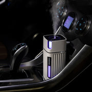 Humidifier USB Office Home Car Mute Portable Colorful Air Purifier(White)