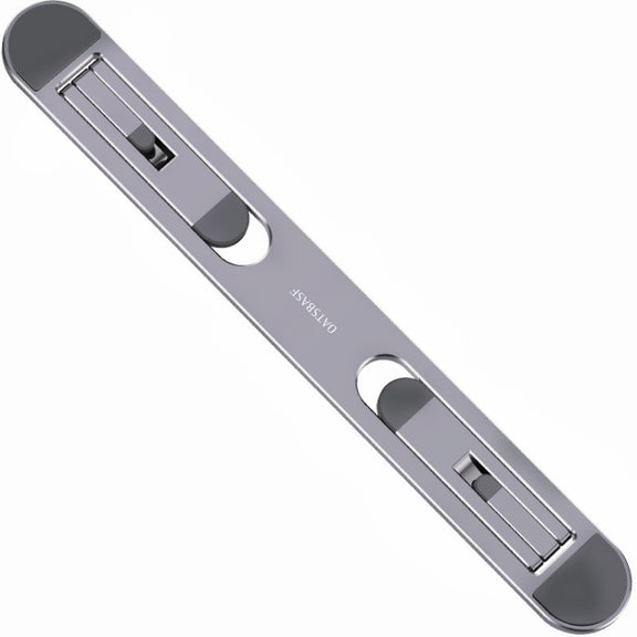 Oatsbasf Portable Storage Foldable Notebook Computer Bracket Heightening Fan Heater(Silver)