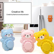 Cartoon Bear Timer Kitchen Gadget Mechanical Timer(Blue)
