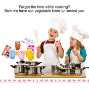 Cartoon Bear Timer Kitchen Gadget Mechanical Timer(Blue)
