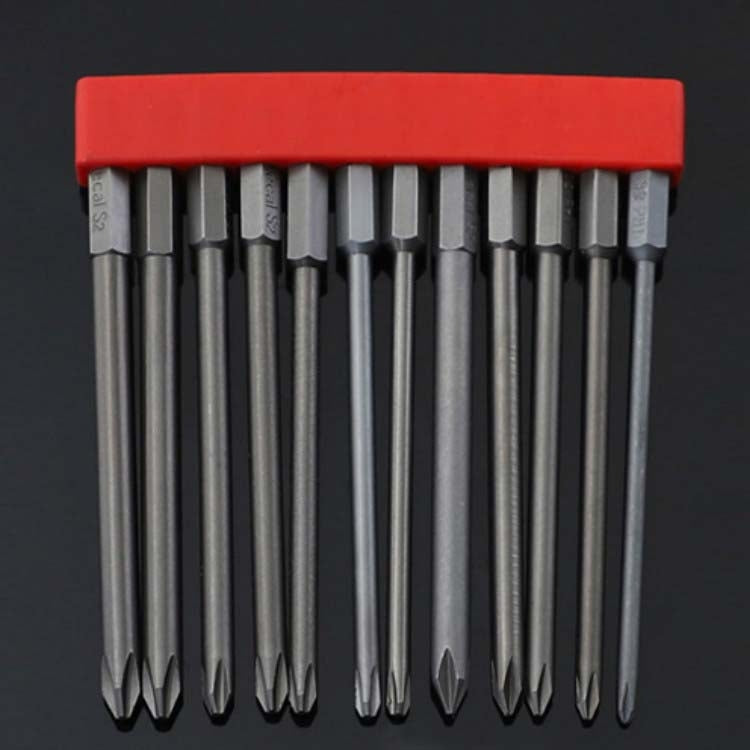 12 PCS / Set Screwdriver Bit With Magnetic S2 Alloy Steel Electric Screwdriver, Specification:13