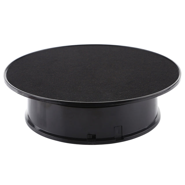 30cm 360 Degree Electric Rotating Turntable Display Stand Video Shooting Props Turntable for Photography, Load 4kg (Black)