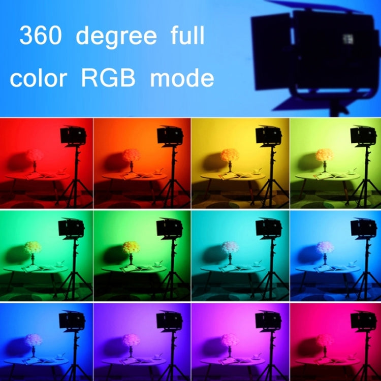 50W RGB Photography Fill Light For Live Broadcast Studio(US Plug)