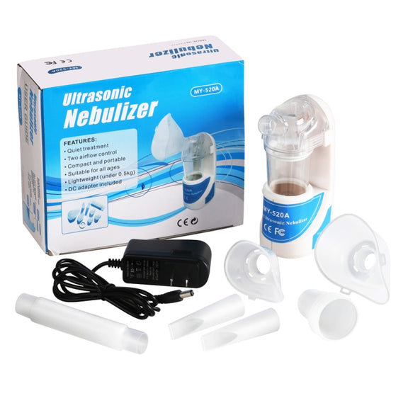 Mini Home Ultrasonic  Atomizer Atomizer Facial Moisturizer for Child Adult(EU plug)
