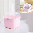 Multifunctional Transparent Plastic Cosmetic Storage Box Household Supplies Storage Pill Box(Pink) - free shipping - PMc TechLife - Order now!