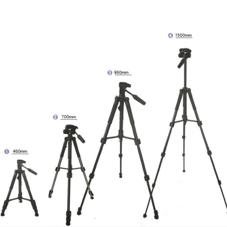 ET-668 Mobile Phone Camera Photography Tripod Live Support(Black)