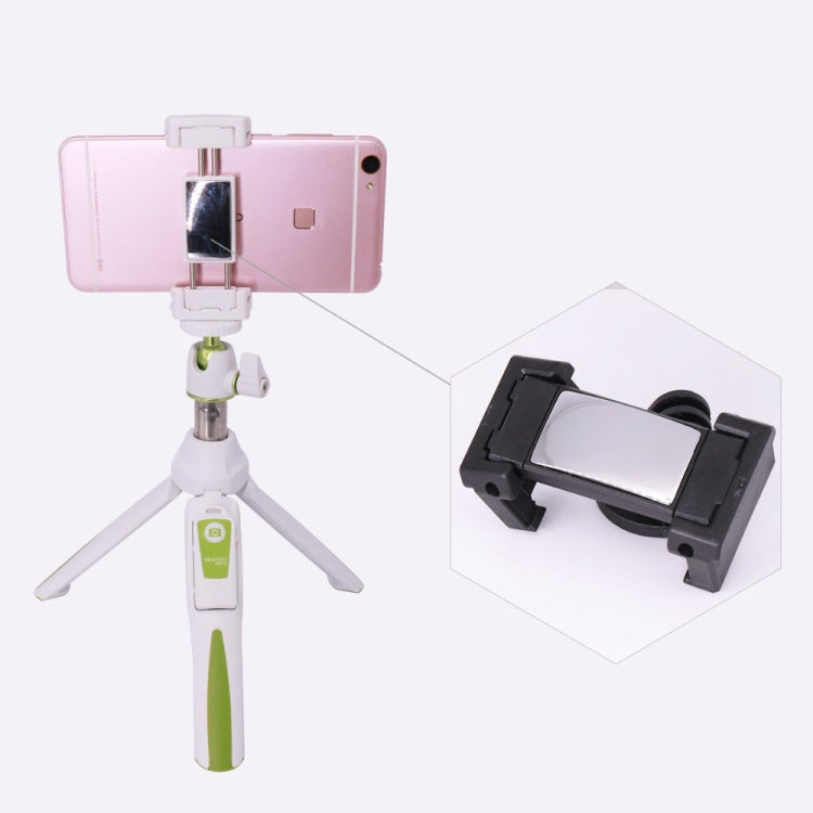 Benro MK10 Mobile Phone Live Bluetooth Remote Control Selfie Stick Tripod(White)