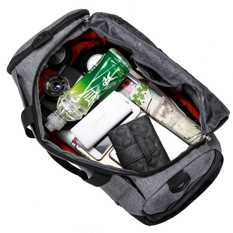 Mens / Ladies Large Capacity Travel Bags Portable Multifunctional Handbag(Red)