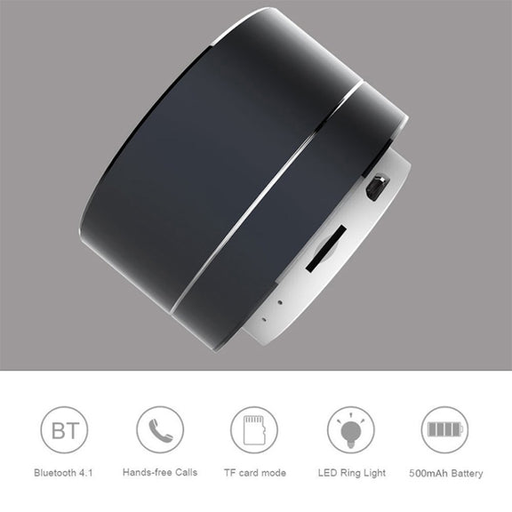 Portable Wireless Bluetooth Speaker Stereo LED Speakers with Built-in Mic MP3 MINI Subwoof Smart Column Loudspeaker