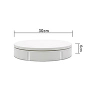 30cm Remote Control Speed Electric Turntable Sample Display Stand, Specification:EU Plug(Black)