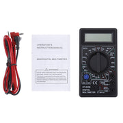 DT-830B Handheld Digital Multimeter Ammeter Voltmeter Digital Display Universal Tester Meter(Black)