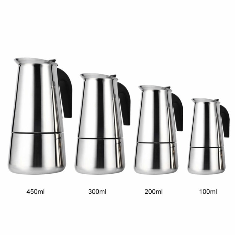 Stainless Steel Moka Coffee Maker Pot Filter(100ml)