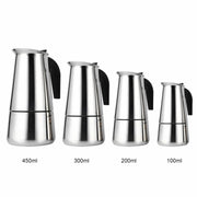 Stainless Steel Moka Coffee Maker Pot Filter(200ml)