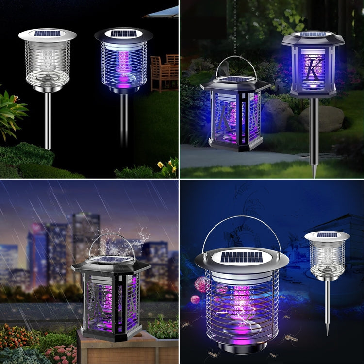 Outdoor Solar Water-resistant Mosquito Lamp Mosquito Repellent, Color:TM02 Black