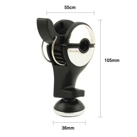 2 PCS Car Multifunctional Rear Headrest Mobile Phone Hook(Three Generation Magnetic Gold)