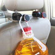 2 PCS Car Multifunctional Rear Headrest Mobile Phone Hook(Three Generation Magnetic Blue)