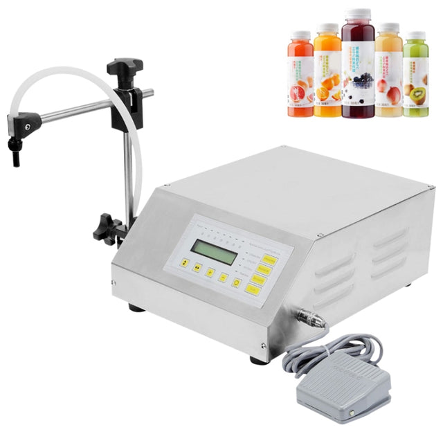 Mini Portable Electric Digital Control Pump Liquid Filling Machine LCD Display Milk Bottles Filler 220V