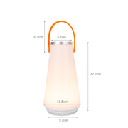 Portable Touch Switch Rechargeable LED Table Lamp Outdoor Camping Emergency Night Light with Handle