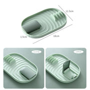 Kitchen Spatula Pot Lid Rack Kitchenware Plastic Storage Rack Random Color Delivery