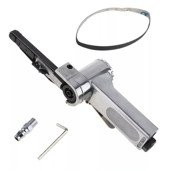 Pneumatic Belt Machine Pneumatic Sander Ring Belt Machine Polisher, Size:33x1cm