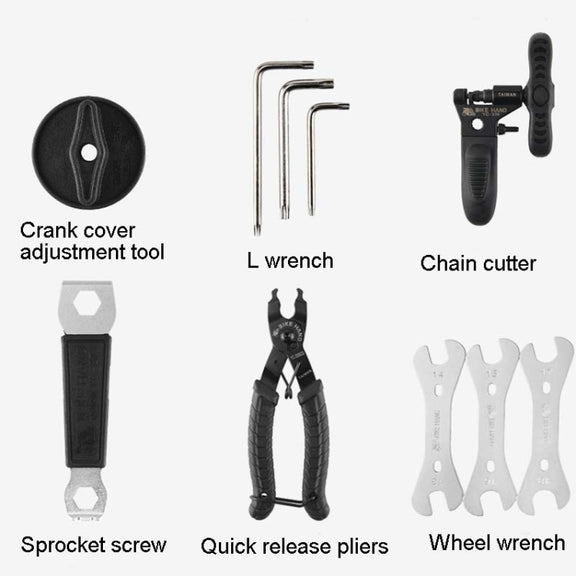 BIKEHAND Bicycle Tool Box Set Renovation Vehicle Tool Kit Riding Equipment Accessories