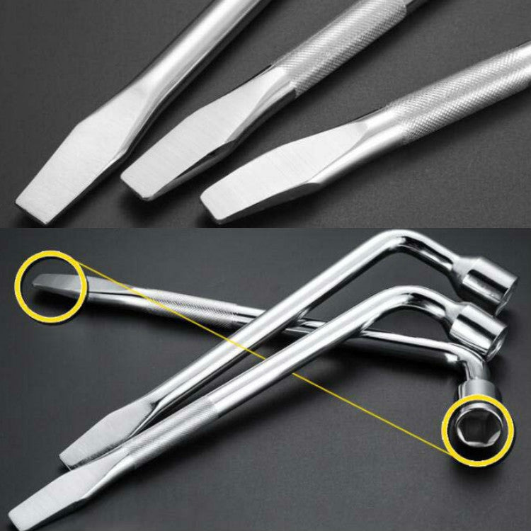 L-Type Car Tire Removal Tool Tire Wrench Socket Wrench, Specification: 17mm