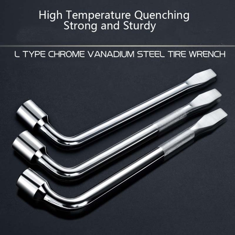 L-Type Car Tire Removal Tool Tire Wrench Socket Wrench, Specification: 19mm