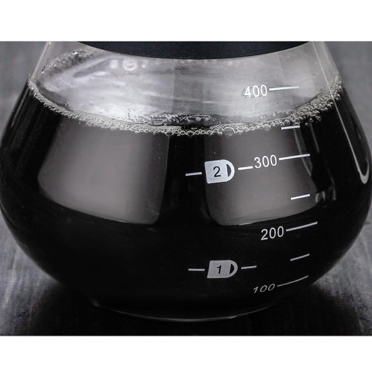 High Temperature Resistant Coffee Maker, Capacity:200ml, Style:Without Strainer