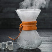 Hand Coffee Pot High Temperature Resistant 400ml Glass Coffee Pot, Style:Pot With Strainer