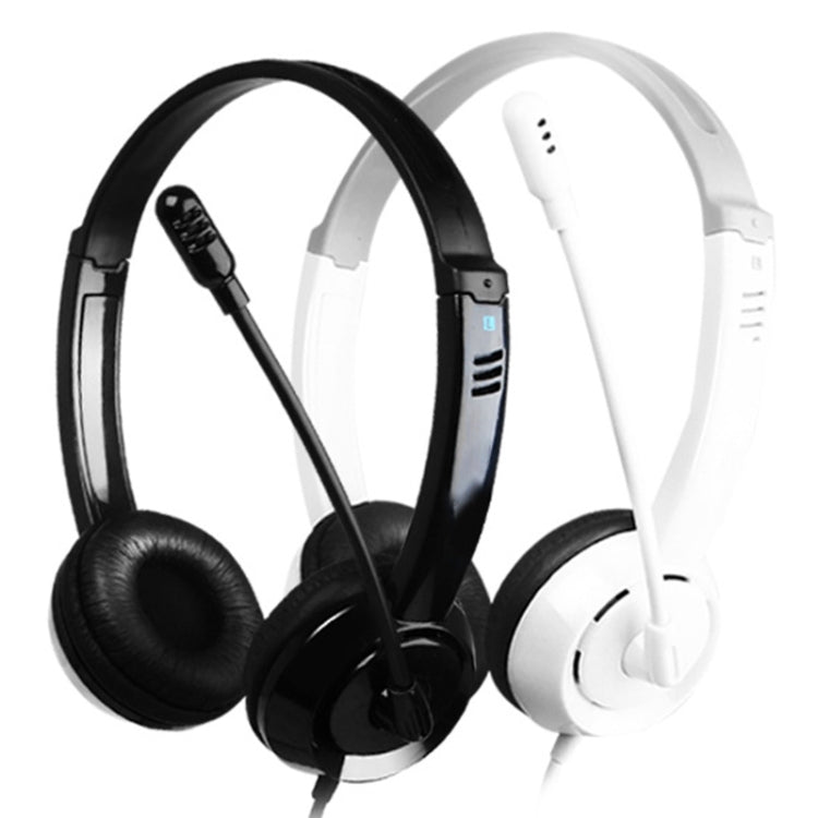 DANYIN DT326 Head-mounted Desktop Computer Children Learning Wire Headset with Microphone, Cable Length:1.8m, Style:USB(Black)