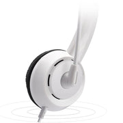 DANYIN DT326 Head-mounted Desktop Computer Children Learning Wire Headset with Microphone, Cable Length:1.8m, Style:Star Flag(White)
