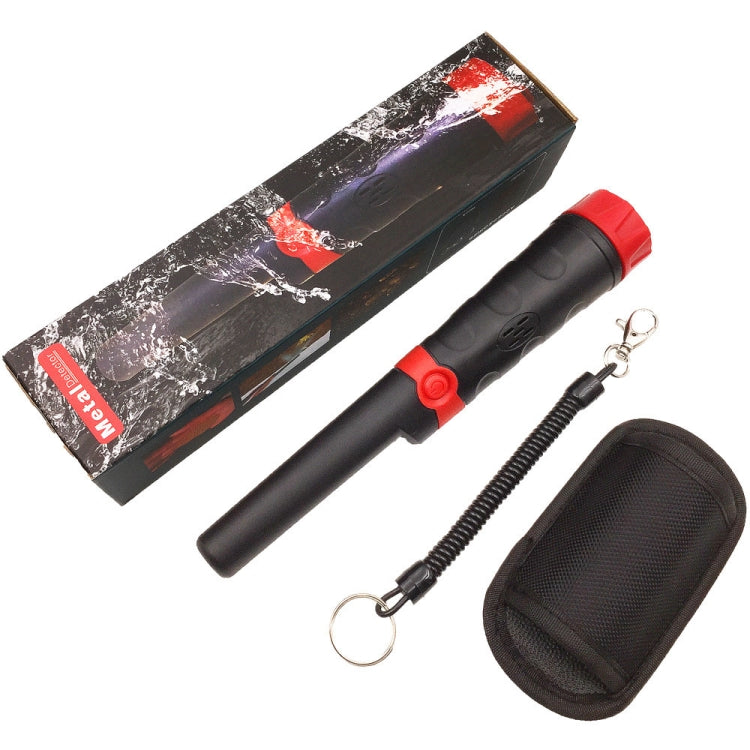MD970 Water-resistant High Sensitivity Metal Positioning Rod Adjustable Sensitivity Metal Detector(Black)