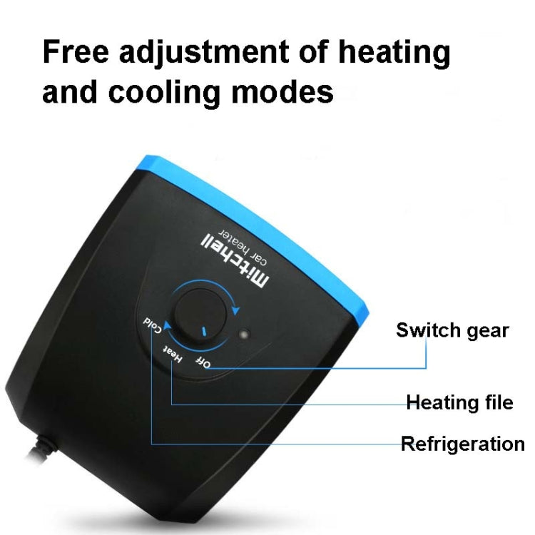 24V Multifunctional Heater For Car 360 Degree Rotating Car Heater, Style:Clip Model
