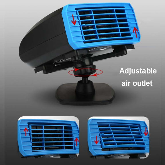 12V Multifunctional Heater For Car 360 Degree Rotating Car Heater, Style:Sucker Model