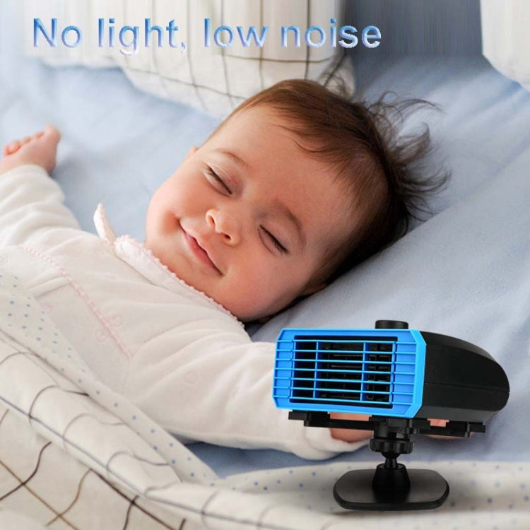 12V Multifunctional Heater For Car 360 Degree Rotating Car Heater, Style:Sucker Model