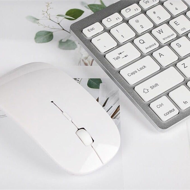 X5 2 in 1 Ultra-Thin Mini Wireless Bluetooth Keyboard + Bluetooth Mouse Set, Support Win / Android / IOS System(Black)