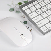 X5 2 in 1 Ultra-Thin Mini Wireless Bluetooth Keyboard + Bluetooth Mouse Set, Support Win / Android / IOS System(Black)