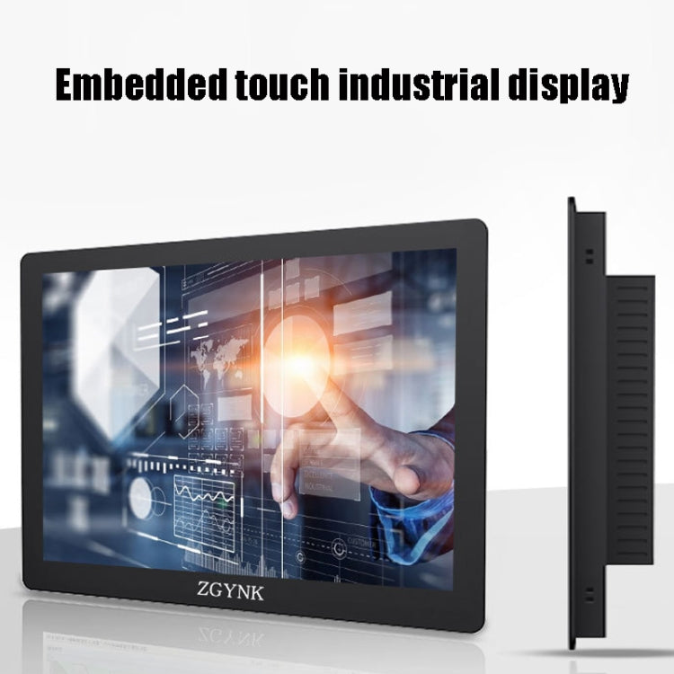 ZGYNK KQ101 HD Embedded Display Industrial Screen, Size: 10 inch, Style:Embedded
