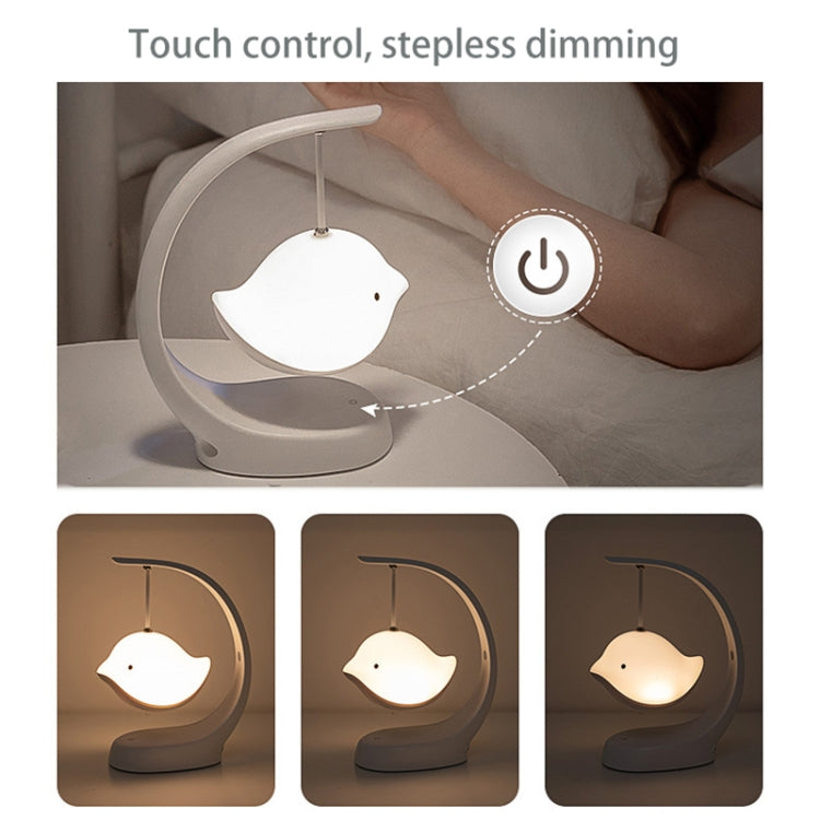 Bird Speaker Night Light Bedroom Bedside Music Desk Lamp, Style:Bluetooth