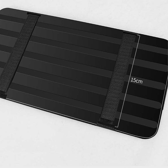 Car Sun Block Glasses Case Document Holder Car Plastic Frame Zipper Type Multi-Function Card Bag Storage Bag(Brown)