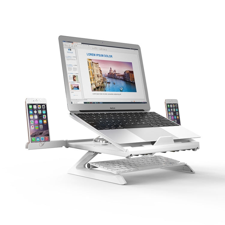 Multifunctional Folding Notebook Stand Monitor Increase Rack, Colour: Tripod (Black)
