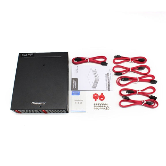 OImaster MR-6601 Six-Bay Optical Drive Hard Disk Box