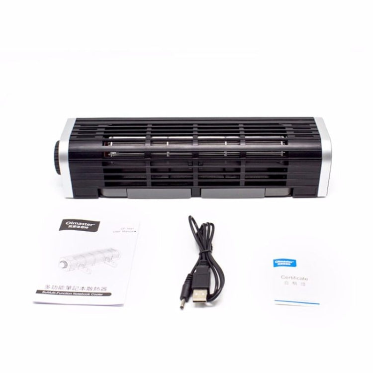 Olmaster Notebook High Air Volume Radiator USB Fan Bracket, Style:Round CF-1691